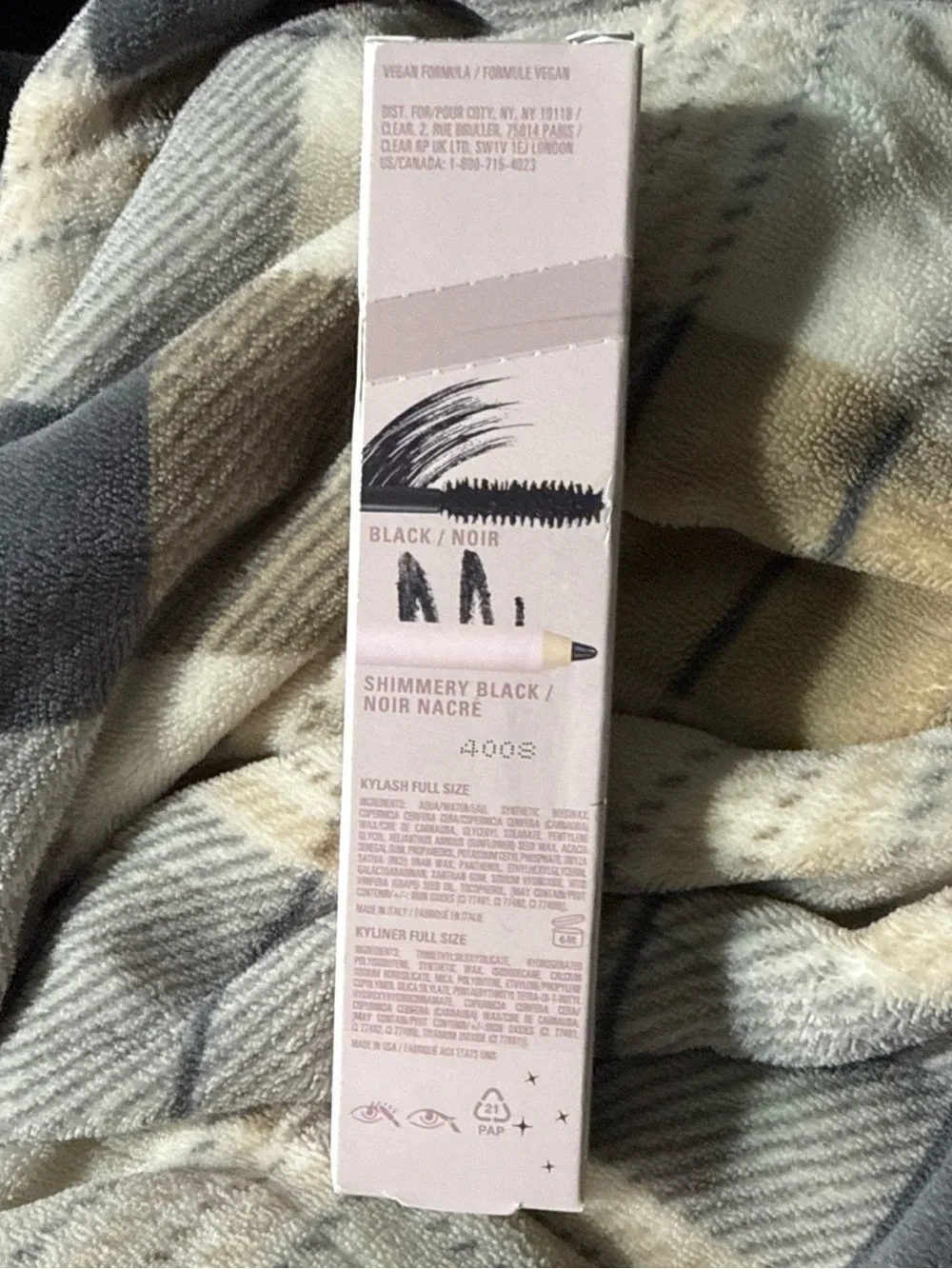 Kylie Cosmetics Kylash Eye Set - black mascara and gel liner kit